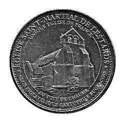 Monnaie de Paris Tourist Token - Eglise Saint-Martial de Lestards