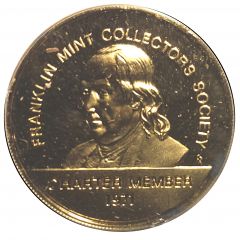 Token - Franklin Mint Collectors Society Charter Member