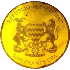 5000 Francs CFA African Springbok