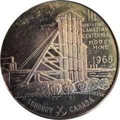 Medallion - Sudbury `Numismatic Park` Model Mine