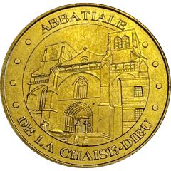Tourist token - Monnaie de Paris - Abbatiale de la chaise-dieu