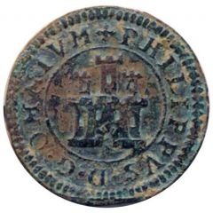 2 Maravedis - Felipe II Segovia,milled