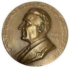 Medal - Carter Glass, Secretary of the Treasury