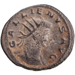 Antoninianus - Gallienus LVNA LVCIF, Diana