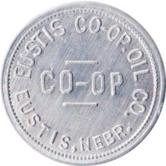50 Cents - Eustis Co.Op.Oil Eustis, Nebraska