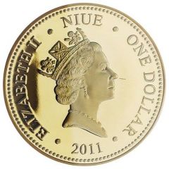 1 Dollar - Elizabeth II Yoda