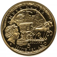 5 Dollars - Elizabeth II - Amber route: Gdańsk