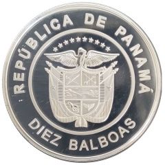 10 Balboas Panamanian Red Cross
