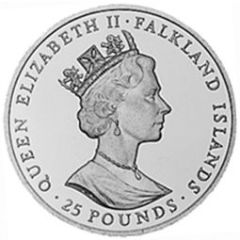 25 Pounds - Elizabeth II Christchurch Cathedral