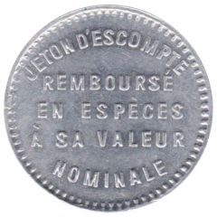 2 1/2 centimes - Jeton d`escompte Geneva