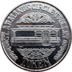 1 Way Fare - St. Armand`s Circle Trolley Sarasota, Florida