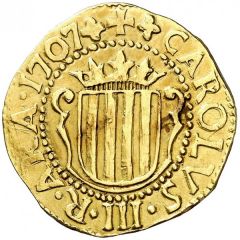 4 Escudos - Carlos III pretender