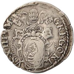 1 Grosso - Gregory XIII SEMPER OPERIBVS AVCTA