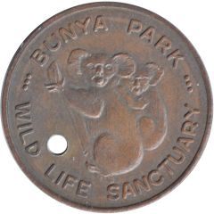 Token - Bunya Park Wild Life Sanctuary Eaton`s Hill Queensland