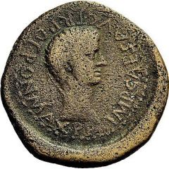 As - Augustus TI CAESAR C V T