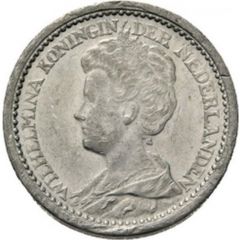 1/4 Gulden - Wilhelmina Pattern