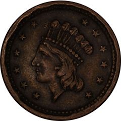 Civil War Patriotic Token - Our Navy