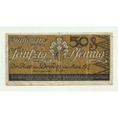 50 Pfennigs valid until 1917