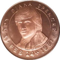 Token - Diana Princess of Wales