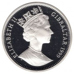 1 Crown - Elizabeth II 1936 Family Portrait, Silver proof