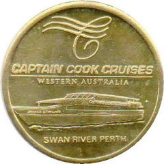 Medal - WA - Swan River Cruising Tourist Souvenir