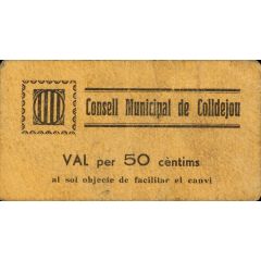50 Céntimos Colldejou