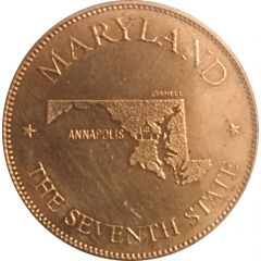 Token - Shell’s States of the Union Coin Game, Version 1 Maryland