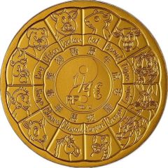 1/4 Euro Year of the Dragon