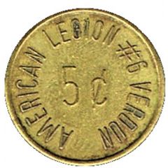 5 Cents - American Legion Verdun
