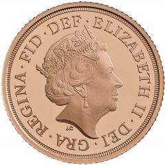 2 Sovereigns- Elizabeth II 5th portrait, Sapphire Coronation
