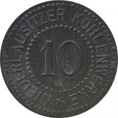 10 Pfennig - Berlin Niederlausitzer Kohlenwerke