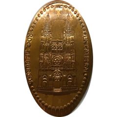 Elongated coin - Burgos cathedral