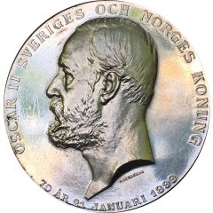 Medal - Oscar II 70th birthday