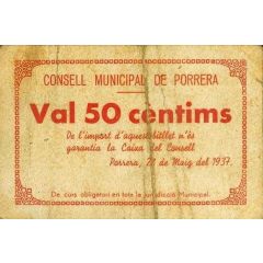 50 Céntimos Porrera