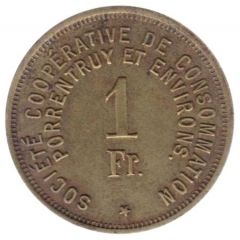 1 Franc - Société coopérative de consommation Porrentruy