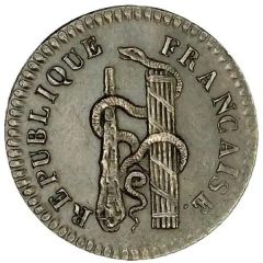 10 Centimes à la massue, pattern