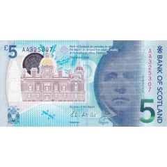 5 Pounds Bank of Scotland