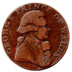 1/2 Penny Middlesex - National Series / Prince of Wales