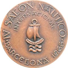 Medal - 4th international nautical exhibition in Barcelona 1966