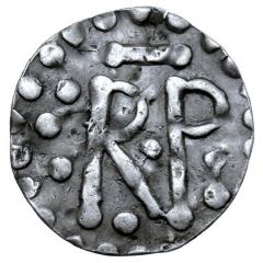Denier - Pepin the Short Reims mint, RP