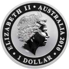 1 Dollar - Elizabeth II 4th Portrait - Koala - Silver Bullion Coin - Gilt
