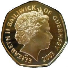 50 Pence - Elizabeth II Coronation Jubilee, Silver Proof