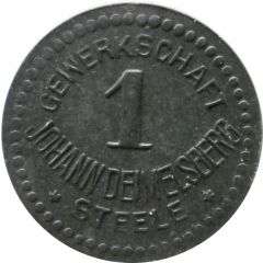 1 Pfennig - Steele Gewerkschaft Johann Deimelsberg
