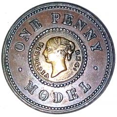 1 Penny - Victoria Model