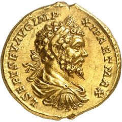 Aureus - Septimius Severus AEQVITATI AVGG, Aequitas