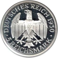 5 Reichsmark Graf Zeppelin, replica