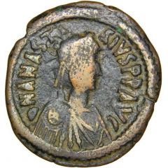 40 Nummi - Anastasius I Dicorus Constantinopolis, Type ✶M✶, Large Module