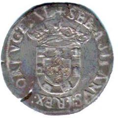 Tostão - Sebastião I 2nd type, Lisboa mint