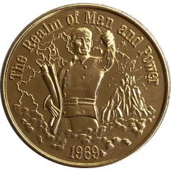 Mardi Gras Token - Krewe of Mokana The Realm of Man and Power, New Orleans, Louisiana
