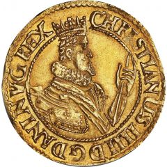 1 Rosenobel `Guldridder`- Christian IV